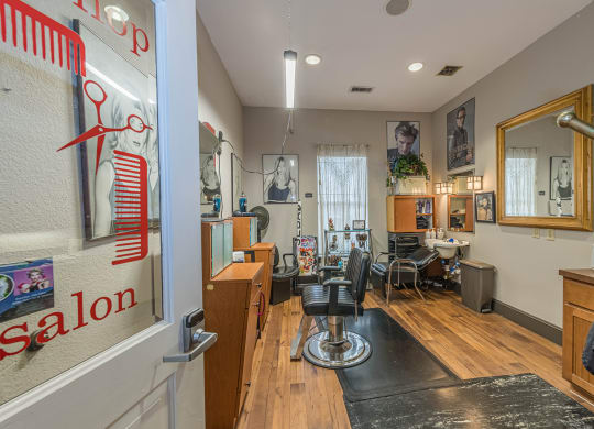 On-Site Beauty Salonat The Portofino 55+ Apartments, Pasadena Texas