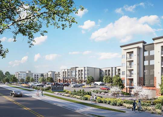 Building at The Addie at Metro Center 55+ Apartments, Aurora, CO 80012