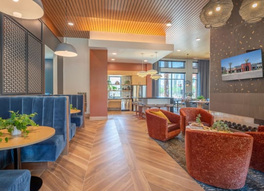 Community Dining-Sitting Areaat Vista Ridge Apartments, Phoenix, AZ 85041