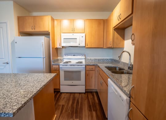  1-2 Bedroom Apt Kitchenat Vista Ridge Apartments, Phoenix Arizona