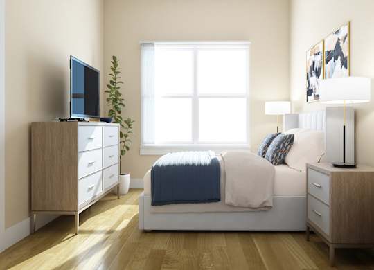 Dominium_Vivir at Ballpark_Bedroom render 3