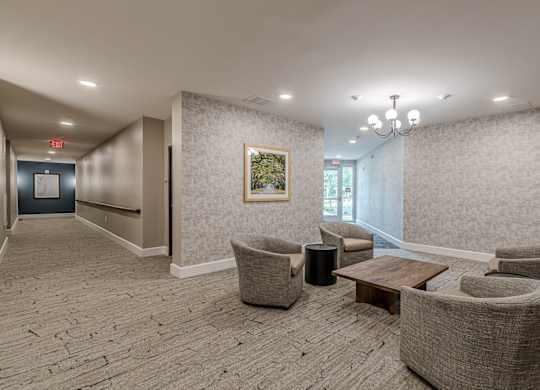 Lobby Lounge at Willow Place 55+ Apartments, Georgia, 30253