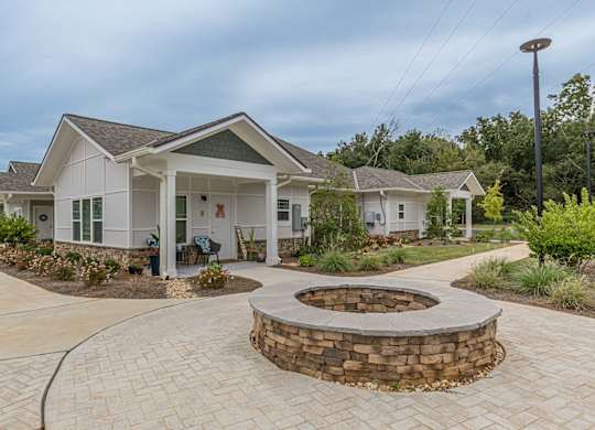 Outdoor Fire Pit at Willow Place 55+ Apartments, McDonough, 30253