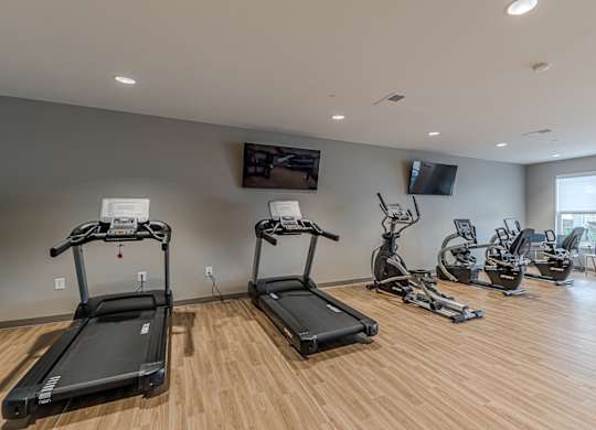Cardio Machines at Willow Place 55+ Apartments, Georgia, 30253