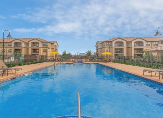 Blue Cool Pool at Mariposa at Harris Road Arlington 55+ Apartments, Arlington, 76001