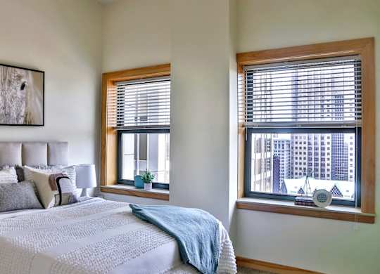 Bedroom at Arcade Apartments, St Louis, 63101