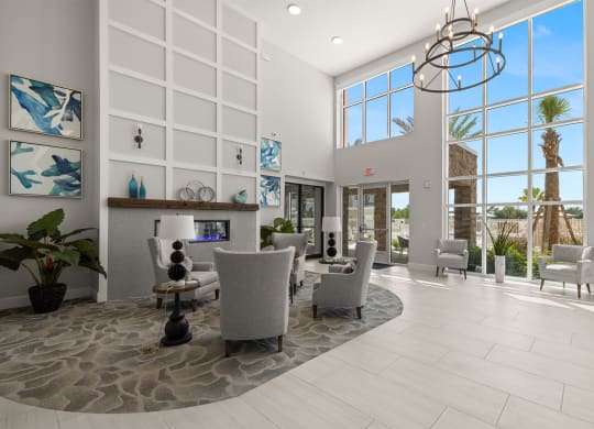clubroom at Osprey Park 62+ Apartments, Kissimmee, FL, 34758