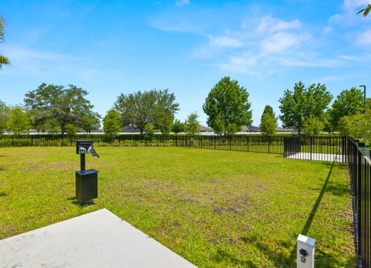 dog park at Osprey Park 62+ Apartments, Kissimmee, Florida