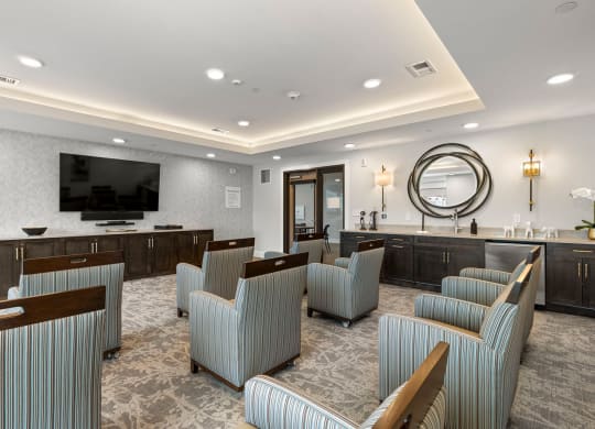 Clubhouse_Theater at Osprey Park 62+ Apartments, Kissimmee, FL