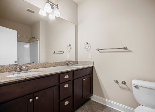 a bathroom with a toilet and a sink and a mirror