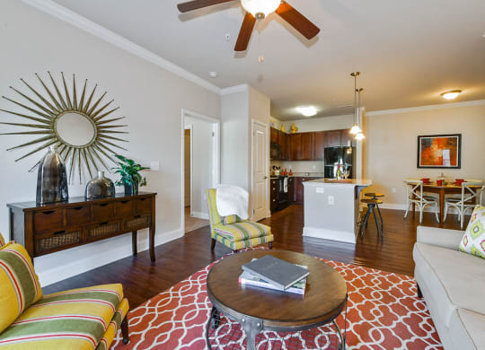 Amelia Station Apartments in Clayton NC Living Room