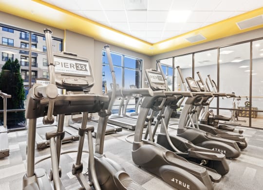 Fitness Center at Pier 33 Apartments at Pier 33 Apartments, Wilmington