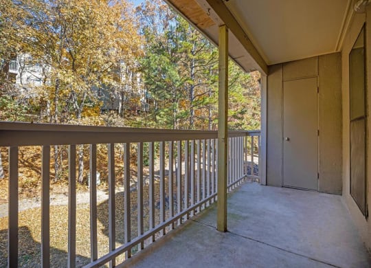 Balcony at Lennox Apartments in Little Rock AR