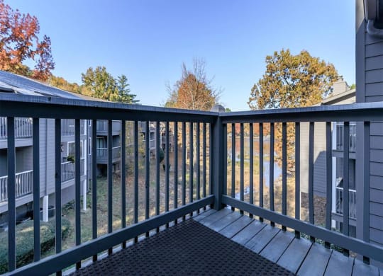 Muse Apartments in Little Rock AR Balcony