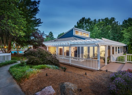 Clubhouse Exterior at Arbor Ridge, Greensboro, NC, 27410