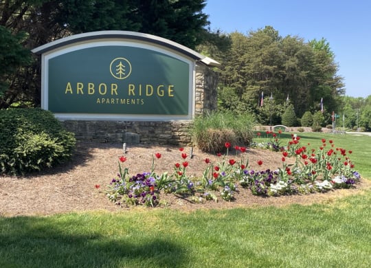 Arbor Ridge Monument at Arbor Ridge in Greensboro, NC
