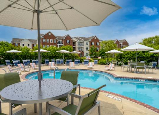 Poolside Dining Table at Arlington Park, Ohio