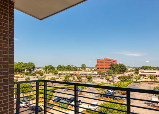 balcony at Axis at PTC apartments in Hampton Va
