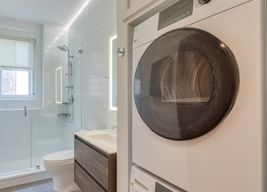 Washer at The Edgar at Linden Row Apartments in Richmond VA