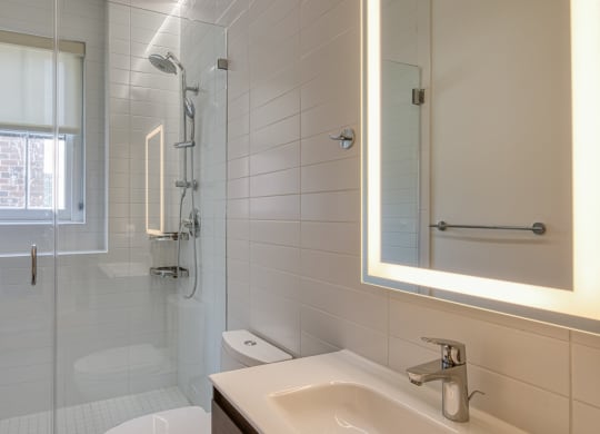 Spa inspired bathrooms at The Edgar at Linden Row