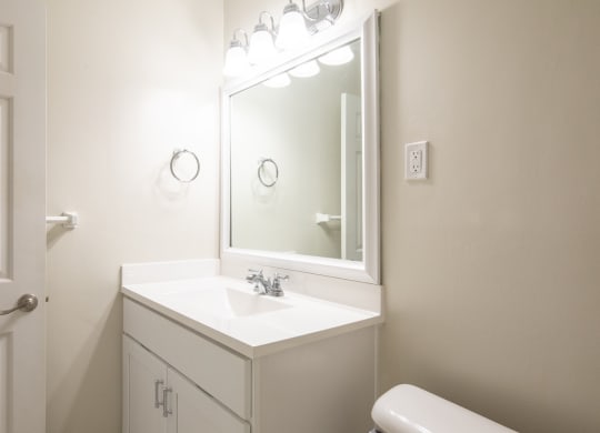 bath at Haygood Halls apartments in Virginia Beach VA