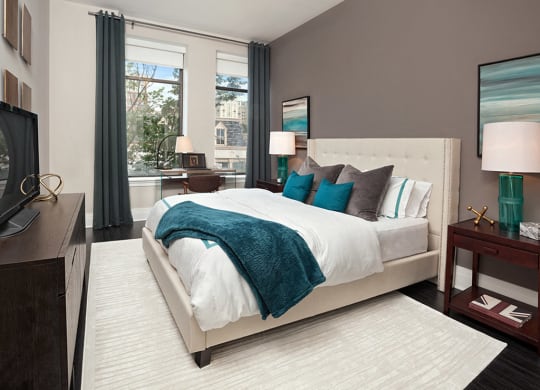 Bedroom at Deco at CNB luxury apartments