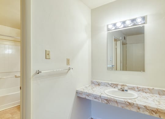 Bathroom at The Everett  Apartments in Roanoke, VA 24018