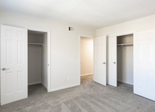 Closets at Haygood Hall apartments in Virginia Beach