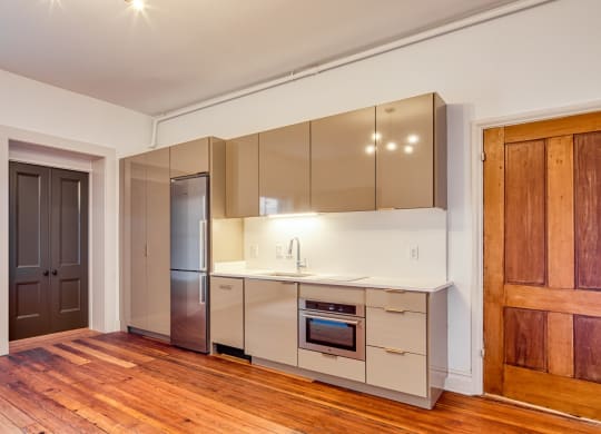 Kitchen 3 at Linden Row Apartments in Richmond VA