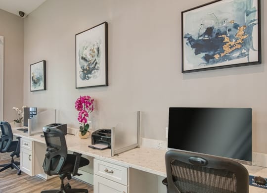Business Center With Wifi at Beacon Place Apartments, Gaithersburg, MD, 20878