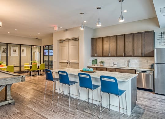 Kitchen at Axis at PTC Clubroom