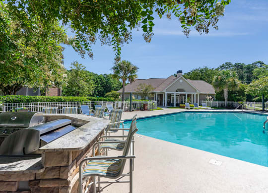 Pool With Large Sundeck And Wi-Fi at Litchfield Oaks Apartments, Pawleys Island, 29585