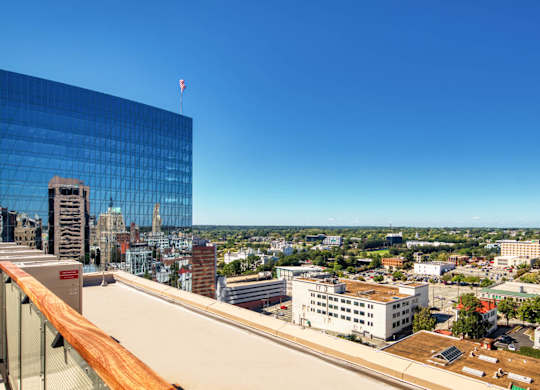 View From Rooftop Terrace at Residences at Richmond Trust, Virginia