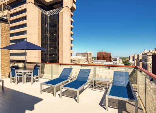 Rooftop Deck at Residences at Richmond Trust, Richmond, Virginia