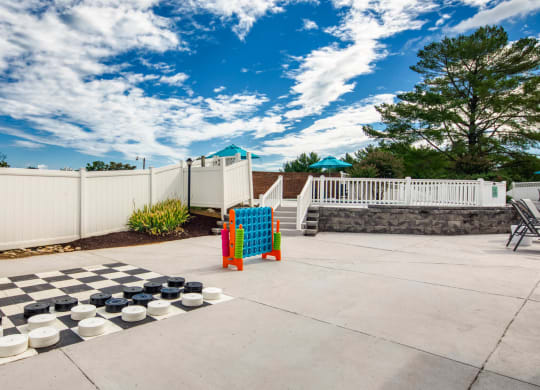 Pool Games at The Everett  Apartments in Roanoke, VA