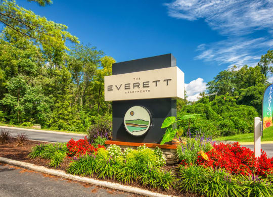 Property Signage at The Everett Apartments , Roanoke
