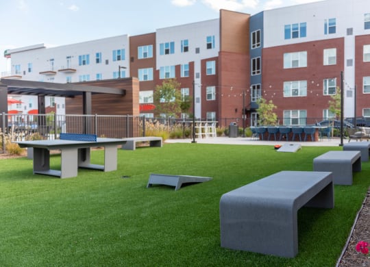 Ellipse Urban Apartments outdoor seating