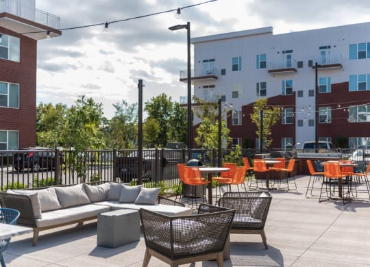 Ellipse Urban Apartments outdoor seating