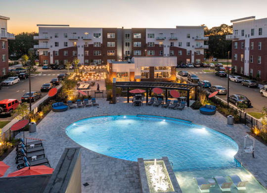Ellipse Urban Apartments in Hampton pool