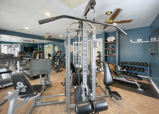 Barclay Place fitness center  at Barclay Place Apartments, Wilmington, North Carolina
