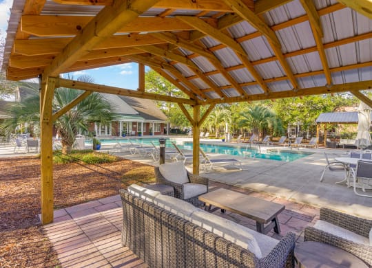 Poolside Grill Stations at Barclay Place Apartments, Wilmington