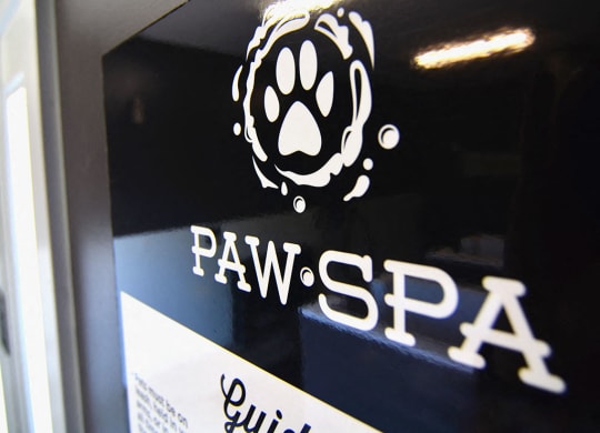 Paw Spa Sign at Strathmoor Apartments , Dublin, OH, 43016