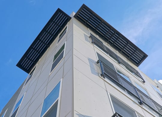 Exterior of the Venture Apartments iN Tech Center in Newport News VA