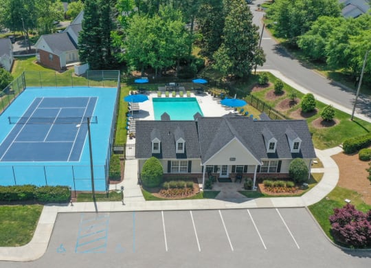 Fairgate Apartments Raleigh Aerial View