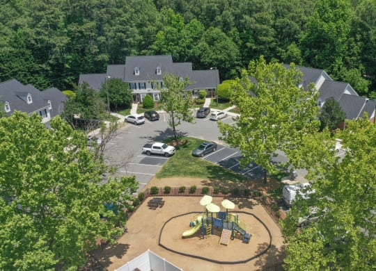 Fairgate Apartments Raleigh Aerial Grounds