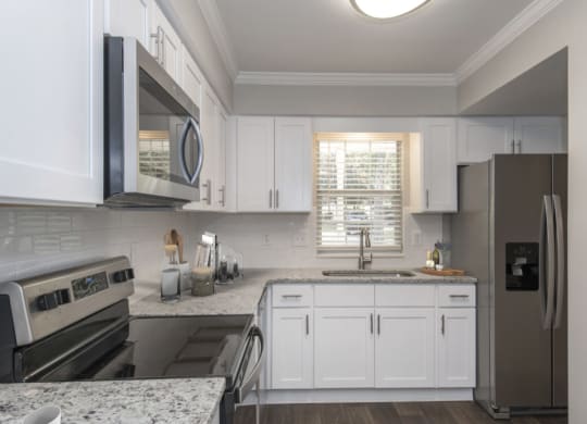 Fairgate Apartments Raleigh NC Kitchen Sideview
