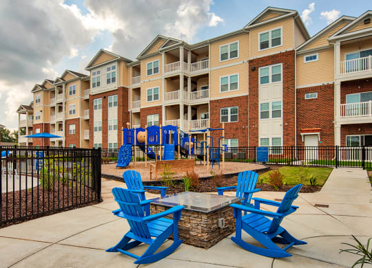 Fire pit at The Choices at Holland Windsor Apartments