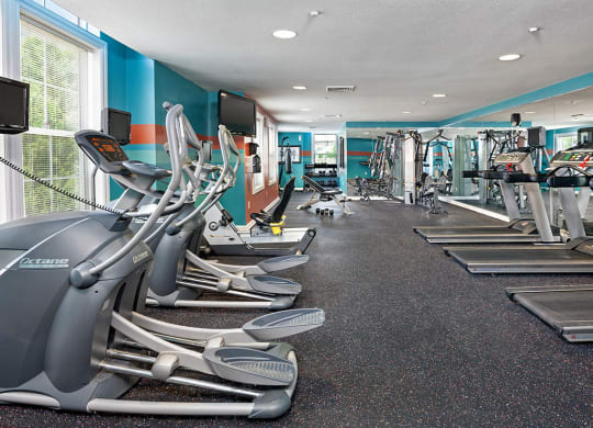 Fitness Center at Smiths Landing Apartments in Blacksburg VA