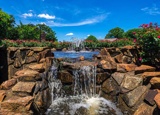 water feature at Holly Point Apartments in Chesapeake VA