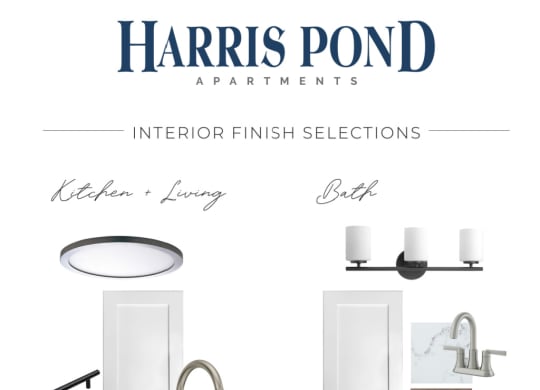 Harris Pond Apartments in Charlotte NC  finishes
